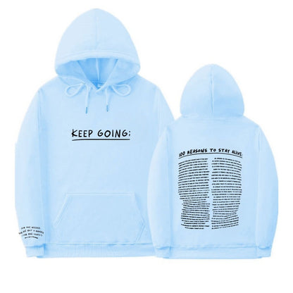 100 Reasons To Stay Alive Hoodie